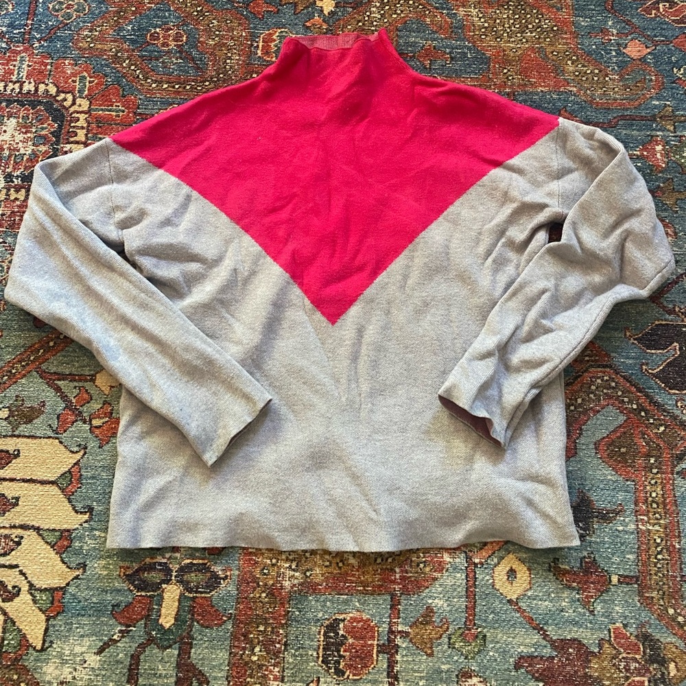 Cynthia Rowley turtleneck sweater small geometric